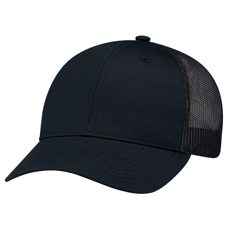 Cotton / Polyester Mesh~6 Panel Constructed Full-Fit (Mesh Back)